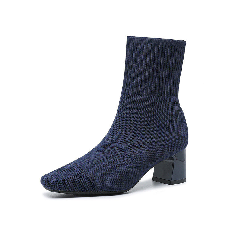 Élysée Knit Ankle Boots