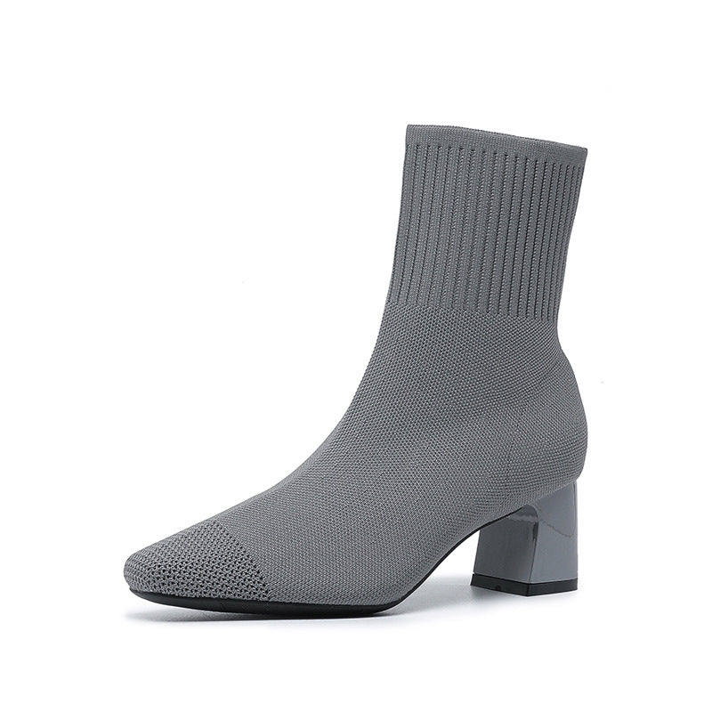 Élysée Knit Ankle Boots