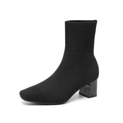 Élysée Knit Ankle Boots