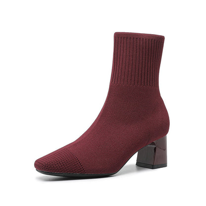 Élysée Knit Ankle Boots