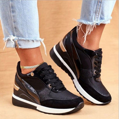 Luxury Metallic Casual Sneakers